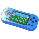 Bornkid Retro Handheld Game Console for Kids with Built in 218 Old School Video Games 2.5 Inch Display USB Rechargeable 3.5 MM Headphone Jack Arcade Style Gaming System Children Birthday Gift (Blue)