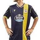 RC Deportivo Camiseta 2ª Equipación 2020/21, Maglietta Unisex-Bambini, Blu, JL (10-11 Años)