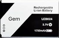 Mobile Battery for Lava Gem 1750mAh