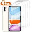 4Pcs Volle Abdeckung Schutz Glas Auf die Für iPhone 13 12 11 14 Pro Screen Protector Für iPhone 6s 7