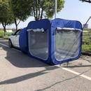 Outdoor Car Rear Tent Self driving SUV Car Free Build Pop-up Anti-mosquito blue