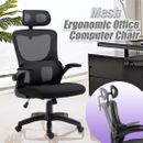 Ergonomic Office Chair Mesh Recliner for Work Gaming Study with/ Headrest Black