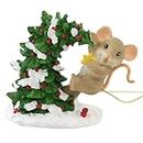 Roman Mouse and Cristmas Tree Charming Tails Figure by Dean Griff