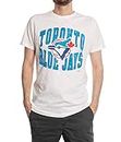 Bulletin MLB Toronto Blue Jays 'The Natural' Distressed Retro Men's Cotton T-Shirt (Large)