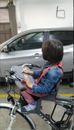 Weeride Center mounted child seat. Asiento de bicicleta para niño, central