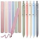 Highlighters and Gel Pens Set with 6pcs Aesthetic Pastel highlighter markers and 5pcs Cute Black Ink Gel Pens Retractable for School Office Supplies Writing Drawing Bible Marker Journaling