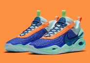 Nike Cosmic Unity Blue/Orange Mens Size US 11.5 Basketball Shoes Sneakers New✅