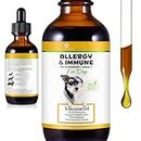 Allergy & Immune Supplement for Dogs - Allergy Immune Anti Itch & Hot Spots,Natural Pet Supplement for Dog Allergy Relief with Turmeric & Milk Thistle,Allergy & Immune Support for Dog,Dog Itch Relief
