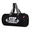 Risen Style Unisex Duffle Bag Gym Bag Workout Duffle Athletic Duffle Bag Gender-Neutral Gym Bag (Color : Black_D2_02)