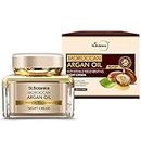 St.Botanica Argan Oil Anti Wrinkle Night Cream 50g Infused with Argan Oil for Smooth & Youthful-looking Skin | No Parabens & Sulphates | Vegan & Cruelty Free