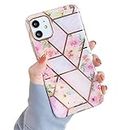 MVYNO Stylish Fashion Cover Compatible with iPhone 11 | Shockproof Floral Premium Cases and Covers for Girls & Women (Hard | Silicone | Multi-Coloured)