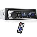 Digital Car Stereo - Single-Din Car Stereo Bluetooth In Dash with Remote Control - Receivers USB/SD/Audio - MP3 Player/FM Radio by Kidcia