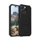 Rokform - iPhone 14 Pro Max Case, Rugged Series, Dual Magnet + MagSafe Compatible, iPhone Cover with RokLock Twist Lock, Magnetic Protective Apple Gear, Drop Tested Armor (Black)