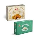Lal Sweets Combo Pack Of Mysore Pak Signature 400Gm And Kaju Katli 400Gm Gift Pack | Gift Hamper | Indian Sweets | Mysore Pak | Sweets Gift | Desi Cow Ghee Sweet | Mithai Box