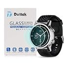 Duttek Protector de pantalla para Moto 360 Gen 3 2 unidades, vidrio templado para Moto 360 Gen 3 Smartwatch película de vidrio templado antiarañazos de alta definición