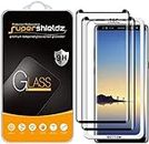 Supershieldz (2 Pack) Designed for Samsung Galaxy Note 8 Tempered Glass Screen Protector with (Easy Installation Tray) 0.33mm, Anti Scratch, Bubble Free