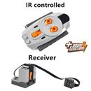 Power Functions 8885 IR Controlled Remote Control 8884 IR Receiver For LEGO Toys