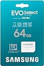 Samsung EVO Select 64GB microSDXC UHS-I U1 130MB/s Full HD Memory Card inc. SD-Adapter (MB-ME64KA/EU)