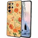 KARYOU Aesthetic-Field-Flowers-Trendy Phone Case for Samsung Galaxy S21 Ultra for Women Men Gifts, Soft Silicone Style Antichoc - Esthétique-Field-Flowers-Trendy Case for Samsung Galaxy S21 Ultra