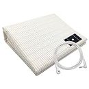 Grounding Sheet Queen with 15ft Cable Conductive Grounding Mat Silver Fiber for Better Sleep 60x80in