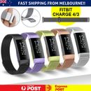 Fitbit Charge 4 3 Band Metal Stainless Milanese Strap Replacement Magnetic AU