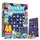 XXTOYS Rocks Collection 48 PCS Rock and Mineral Education Set Gemstones for Kids Geology Gem Kit with Tiger’s Eye Rose Quartz Red Jasper and More Identification Guide STEM Science Education