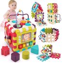 Baby Toys 12 to 18 Months 11-In-1 Activity Cube,Busy Learning Baby Musical Toy w