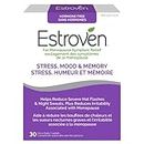Estroven Stress, Mood & Memory for Menopause Relief, Helps Reduce Hot Flashes & Night Sweats, Helps Manage Mood Swings & Menopausal Anxiety*, 30 Count