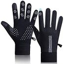 Winter Thermal Gloves for Men, Women Warm Gloves Running Gloves, Winter Cycling Gloves with Touch screen, Anti-Slip, Waterproof, Suitable for Men Women Outdoor Sports Cycling Driving Biking Hiking