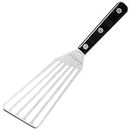 Lamson Chef's Slotted Turner, 3" x 6", Right Handed, Stainless Steel, POM Handle