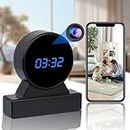 Full HD 1080P Hidden Camera Clock - Wireless Spy Camera - WiFi Secret Nanny Cam - Strong Night Vision - Indoor Home Security