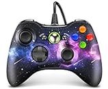 AchiIles Wired PC Controller for Xbox 360, Game Controller for Steam PC Xbox 360 with Dual-Vibration Compatible with Xbox 360 Slim and PC Windows 7,8,10,11