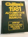 1975 1981 Chiltons Automotive Service Manual Professional Mechanic Ed Hardcover