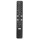 LRIPL Remote for TCL LED LCD Smart TV HD with Netflix and Recording Features Button Black
