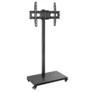NEW DL-X20 height adjust move 40kg 32"-75" LCD TV Floor stand trolley cart 1540mm with wheel brake