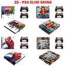 PS4 Slim Skin Sticker Decal Wrap Console & Controller Playstation 4 2024 New