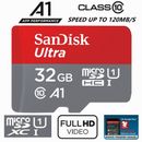 SanDisk Micro SD Card 32GB TF SDHC Class10 120MBs Mobile Phone Tablet Memory SD