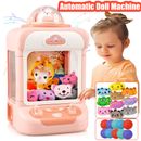 Kids Electronic Doll Machine Mini Claw Catch Toys Game Gift Coin Operated Play 