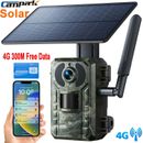 Campark 4G Solar Wildkamera Jagdkamera Fotofalle Nachtsicht Überwachungskamer