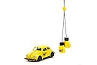 Punch Buggy 1:32 Scale 1959 Volkswagen Beetle Die-cast Car with Mini Gloves Accessory (Yellow), Toys for Kids and Adults