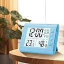 Digital Alarm Clock for Bedrooms, Deals of The Day Clearance Prime Digital Electronic Clock LED Display Electronic Clock Stereo Digital Display Alarm Clock 12/24h Switching Countdown Time
