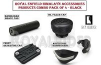 ROYAL ENFIELD HIMALAYAN ACCESSORIES PRODUCTS COMBO PACK OF 4 - BLACK