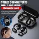 Bone Conduction Headphones Bluetooth 5.3 Wireless Running Bass Sports Earbuds UK