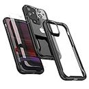 ORETECH Funda Silicona Transparente para iPhone 11 (6.1"), con [2X Vidrio Cristal Templado y 1x Cámara Protector de Pantalla] Antichoque Bumper Carcasa Anti-Arañazos Airbag Caso para iPhone 11, Negro