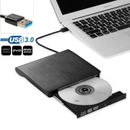 Slim External Blu-ray CD DVD Drive, USB 3.0 Portable Burner Player for PC Laptop