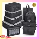 Packing Cubes, 9 Set Packing Cubes with Shoe Bag & Electronics Bag