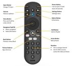 Control remoto por voz para Smart TV Smart 4K UHD inalámbrico negro XUMO para espectro ⭐️
