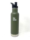 Klean Kanteen Classic 20 oz Army Green Insulated Bottle with Sports Cap