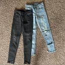 Zara Jeans | 2 Pcs Zara Jeans | Color: Black/Blue | Size: 24
