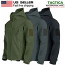 Men's Waterproof Military Tactical Soft Shell Men Jacket Coat Windbreaker Work
